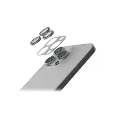 Levelo Lucent Duo 9H Hardness - Protecteur d’objectif d’appareil photo Pour iPhone 14 Plus