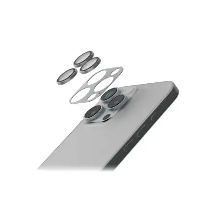 Levelo Lucent Duo 9H Hardness - Protecteur d’objectif d’appareil photo Pour iPhone 14 Plus