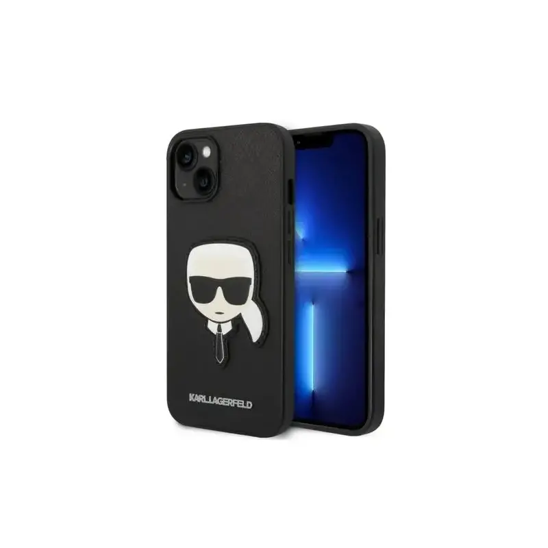 KARL LAGERFELD Tête de Karl - Coque En Silicone pour 14 Plus KARL LAGERFELD Tête de Karl - Coque En Silicone pour 14 Plus