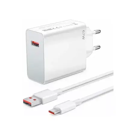 Xiaomi 67W GaN 2C1A - Chargeur Avec câble USB-C