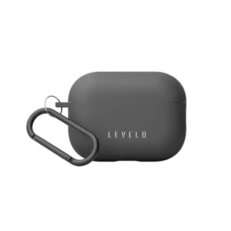 Housse Levelo Gorra Hybrid en Silicone Pour AirPods Pro - Noir