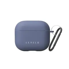 Housse Levelo Gorra Hybrid en Silicone Pour AirPods 3 - Bleu