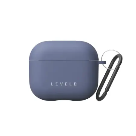 Housse Levelo Gorra Hybrid en Silicone Pour AirPods 3 - Bleu