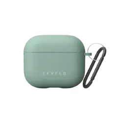 Housse Levelo Gorra Hybrid en Silicone Pour AirPods 3 - Vert
