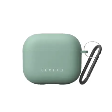 Housse Levelo Gorra Hybrid en Silicone Pour AirPods 3 - Vert