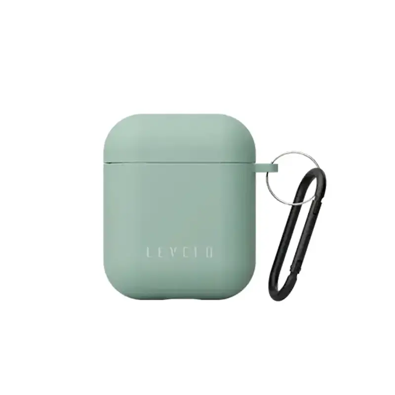 Housse Levelo Gorra Hybrid en Silicone Pour AirPods 1&2 - Vert