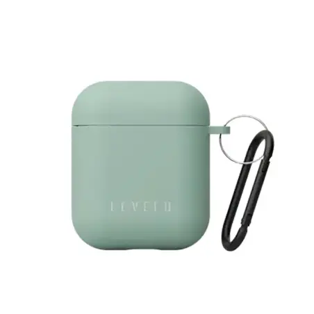 Housse Levelo Gorra Hybrid en Silicone Pour AirPods 1&2 - Vert