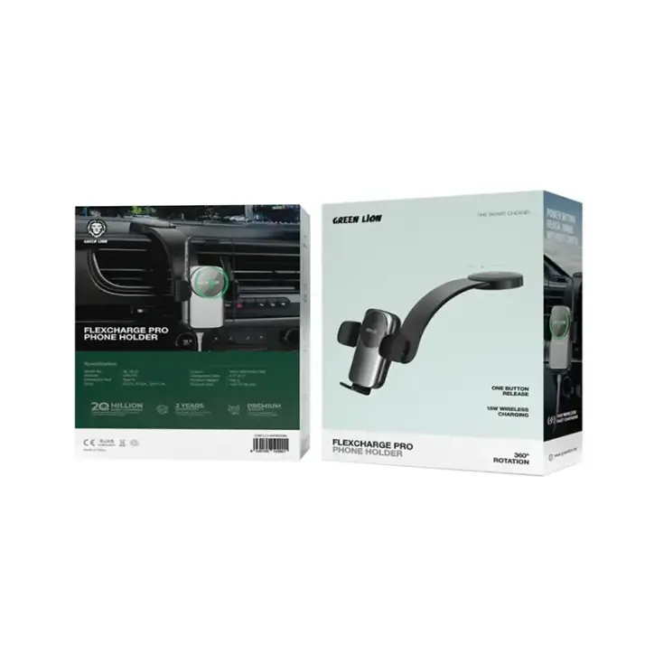 Green Lion Flex Charge Pro Phone Holder - GNFLCHA PRO Green Lion Flex Charge Pro Phone Holder - GNFLCHA PRO
