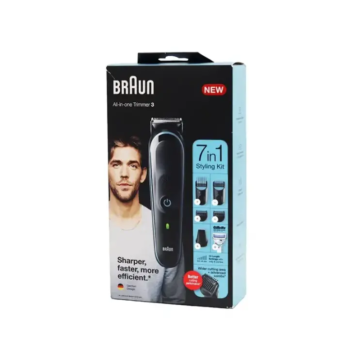 Kit 7 en 1 pour l'entretien de la barbe et du visage - Braun MGK3242 Kit 7 en 1 pour l'entretien de la barbe et du visage - Braun MGK3242
