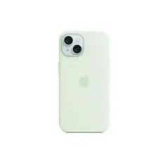 Coque en silicone MagSafe Apple Original pour iPhone 15 - Menthe douce
