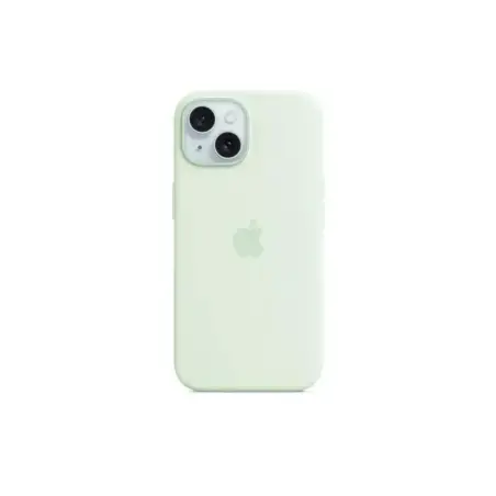 Coque en silicone MagSafe Apple Original pour iPhone 15 - Menthe douce