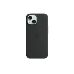 Coque en silicone MagSafe Apple Original pour iPhone 15 - Noir