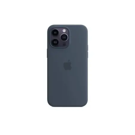 Coque en silicone MagSafe Apple Original pour iPhone 14 Pro Max - Bleu Tempête