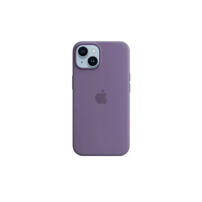 Coque en silicone Apple Original pour iPhone 14 avec MagSafe - Iris Coque en silicone Apple Original pour iPhone 14 avec MagSafe - Iris