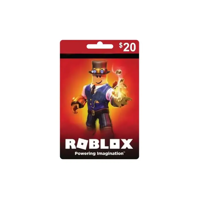 Carte Cadeau Roblox USA - 20$ Carte Cadeau Roblox USA - 20$