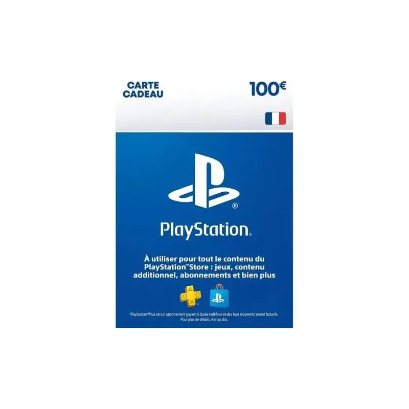 Carte Cadeau PSN France - 100€ Carte Cadeau PSN France - 100€