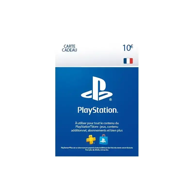 Carte Cadeau PSN France - 10€ Carte Cadeau PSN France - 10€
