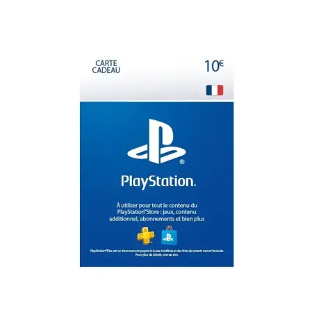 Carte Cadeau PSN France - 10€