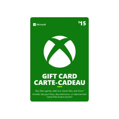 Carte Cadeau Xbox Usa - 15$