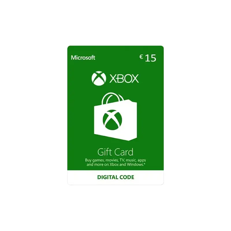 Carte Cadeau Xbox France - 15€ Carte Cadeau Xbox France - 15€