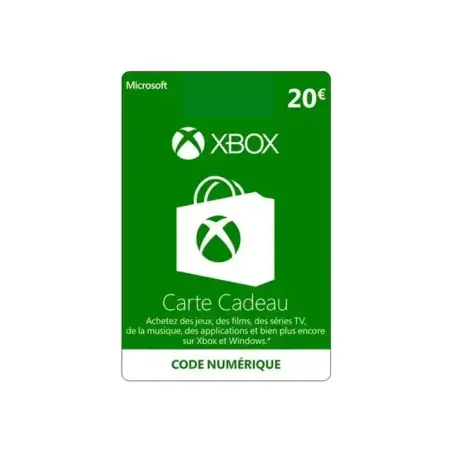 Carte Cadeau Xbox France - 20€