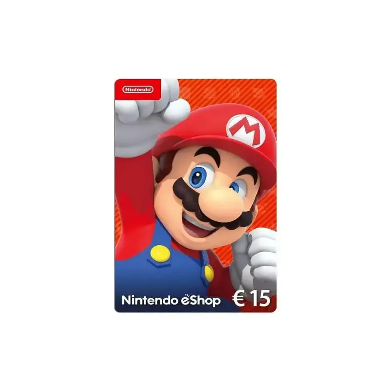 Carte Cadeau Nintendo Eshop France - 15€ Carte Cadeau Nintendo Eshop France - 15€