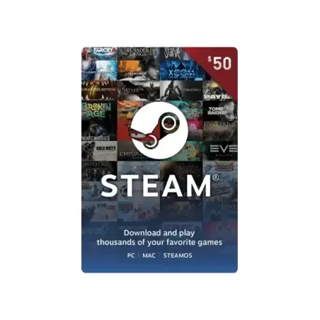 Carte Cadeau Steam - 50€