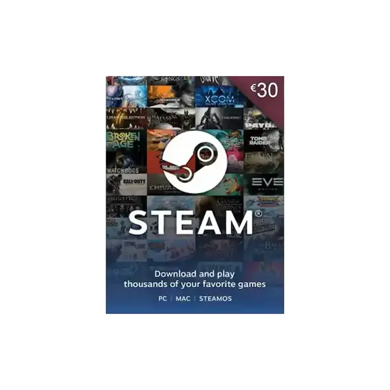 Carte Cadeau Steam - 30€