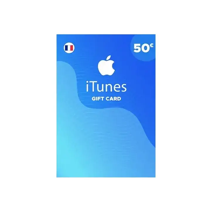 Carte Cadeau iTunes FR - 50€ Carte Cadeau iTunes FR - 50€
